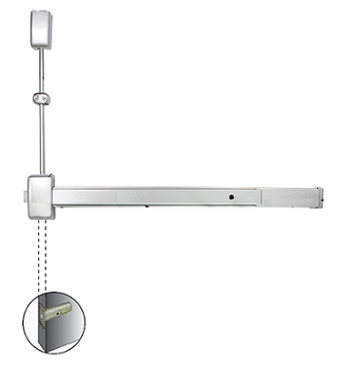 Cal-Royal ALBR2260V / ALBRF2260 Vertical Rod Exit Device Less Bottom Rod